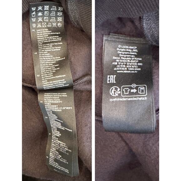 NWT Sandro Lova Embellished Cutout Sweatshirt Size 0 - Picture 9 of 13